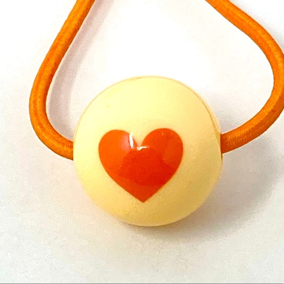Chanel Vintage CC Heart Resin Hair Tie main image 9